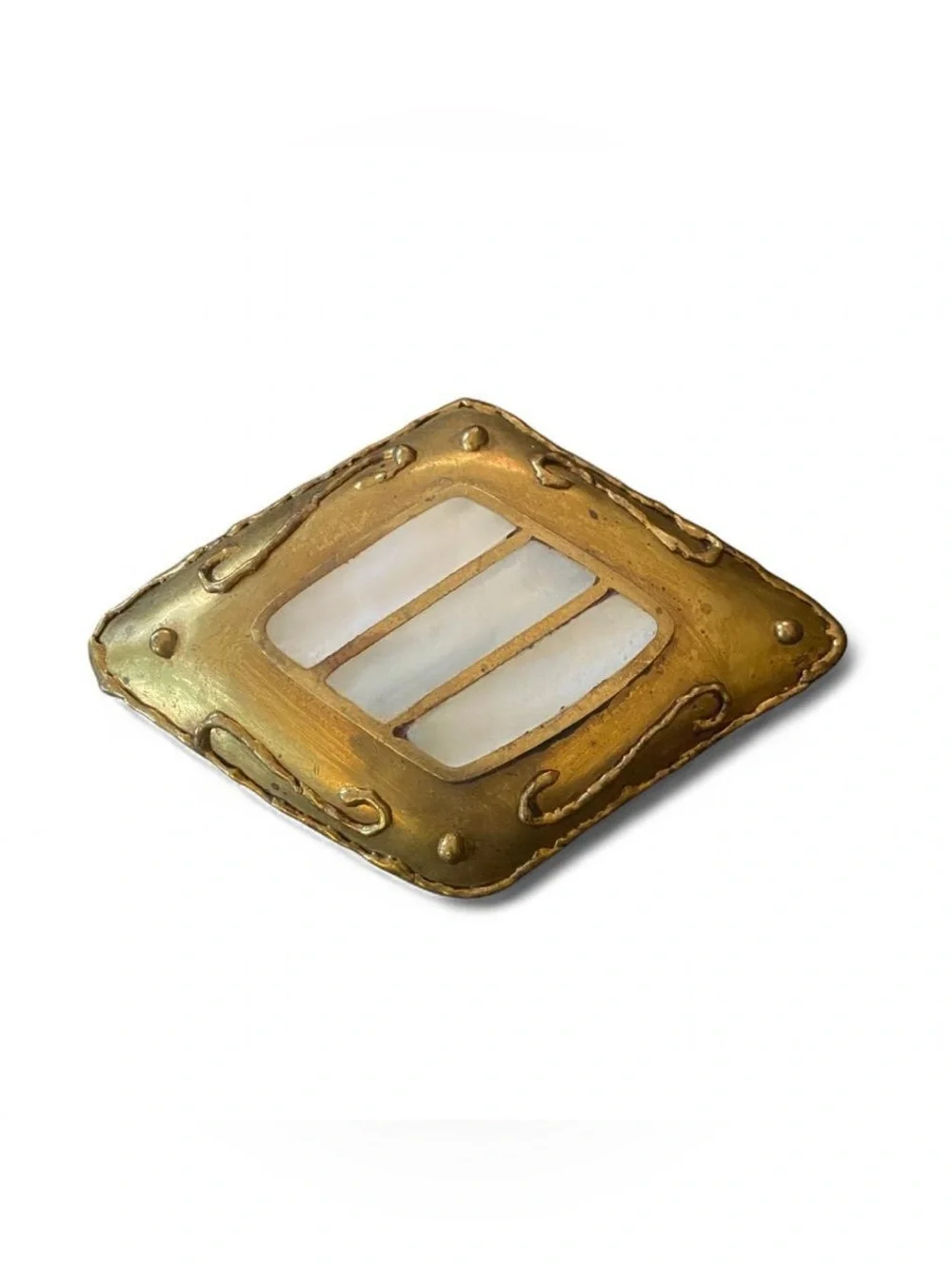 Vintage Brass Belt Buckle